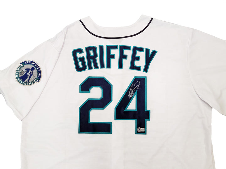 Seattle Mariners Ken Griffey Jr. Signed White Nike Cooperstown Edition Jersey