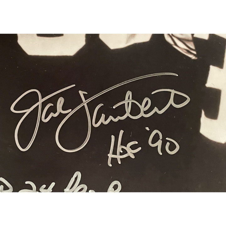 Jack Lambert Andy Russell Jack Ham Signed Steelers 11x14 BAS 46386