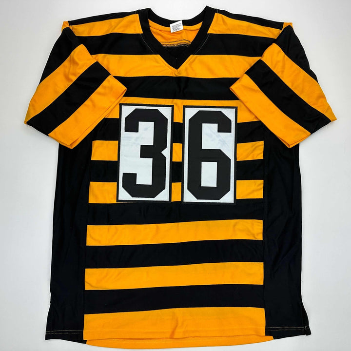 Facsimile Autographed Jerome Bettis Pittsburgh Bumble Bee Reprint Jersey Mens XL