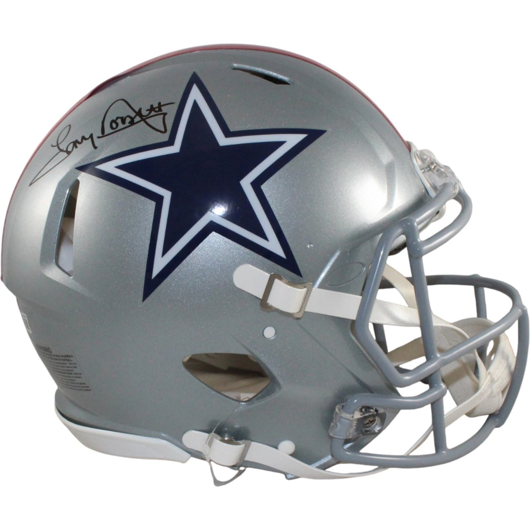 Tony Dorsett Autographed Dallas Cowboys Authentic TB 76 Helmet Beckett 56345
