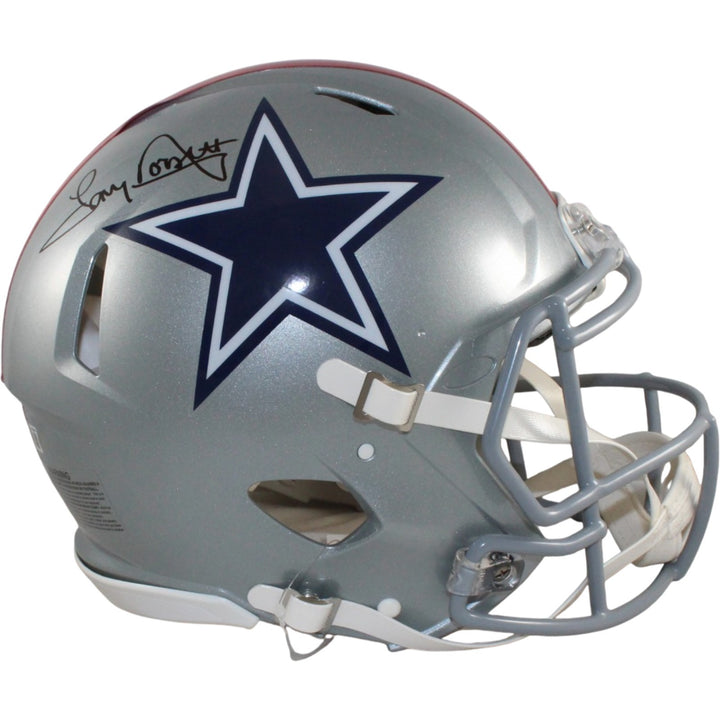 Tony Dorsett Autographed Dallas Cowboys Authentic TB 76 Helmet Beckett 56345