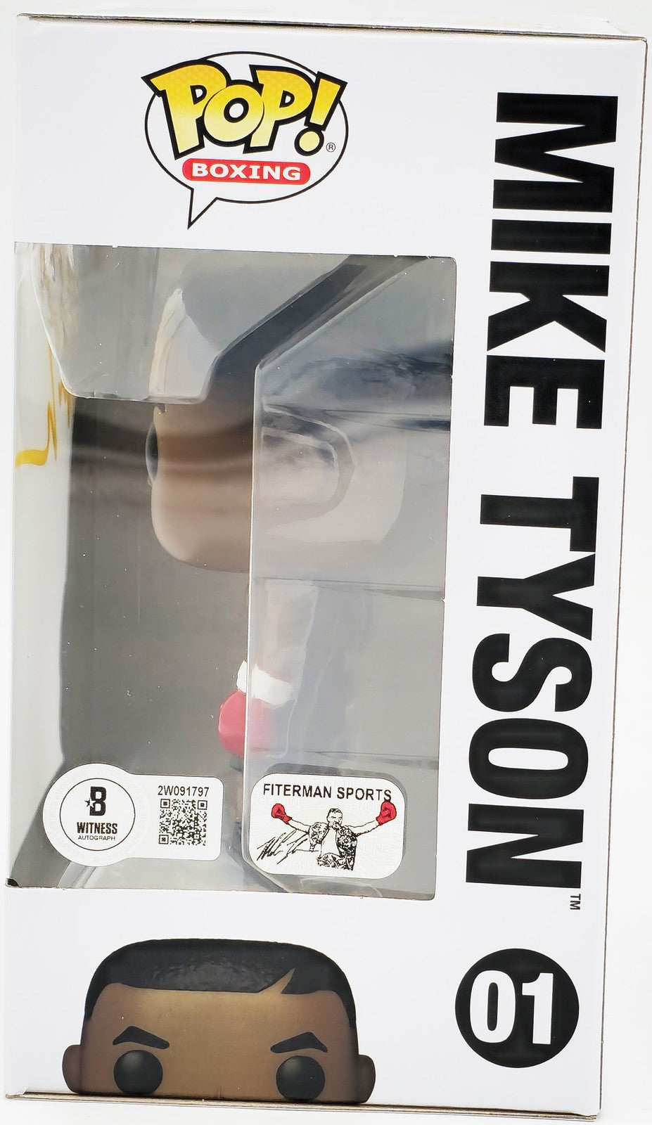Mike Tyson Autographed Signed Funko Pop Vinyl Figurine #01 Beckett Wit