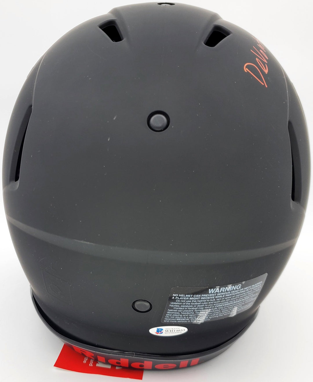 Devonta Smith Signed Alabama Crimson Tide Eclipse Black Full Size Speed Helmet