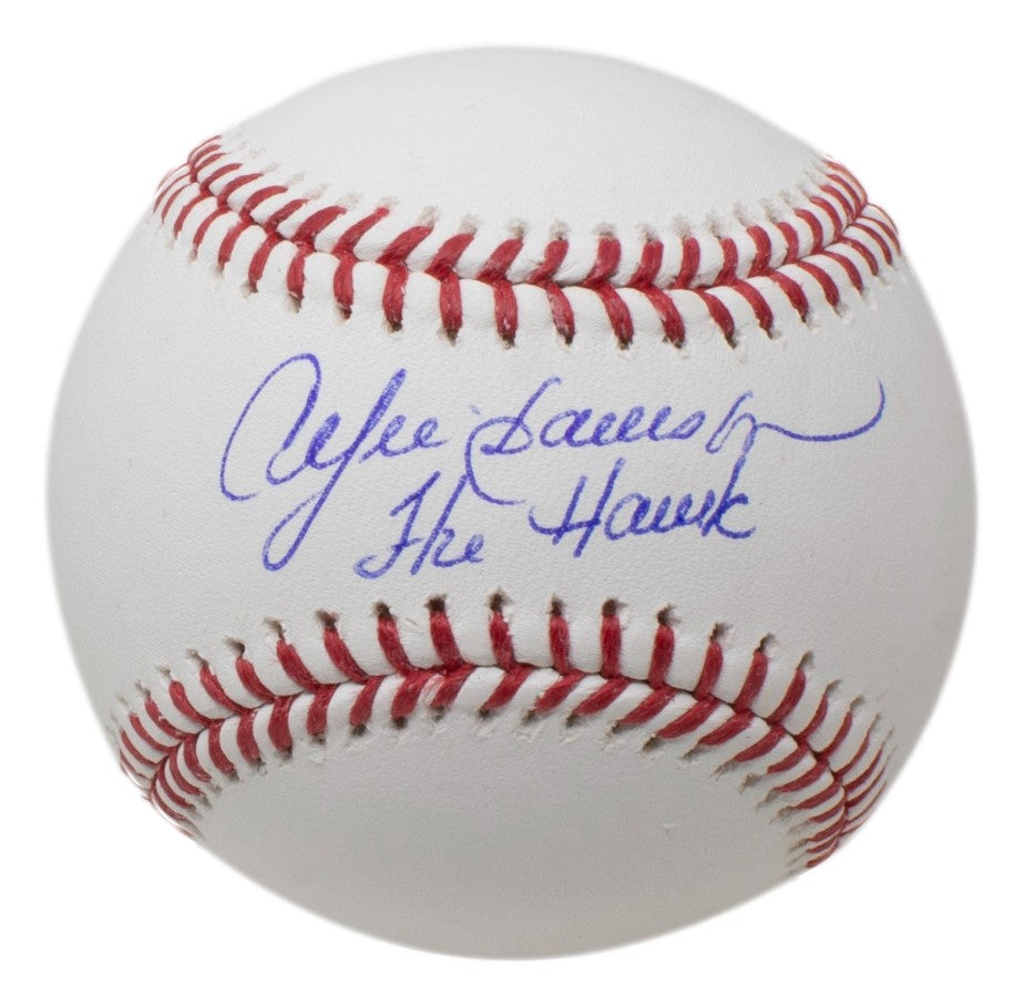 Andre Dawson Chicago Cubs Signed Official MLB Baseball The Hawk BAS