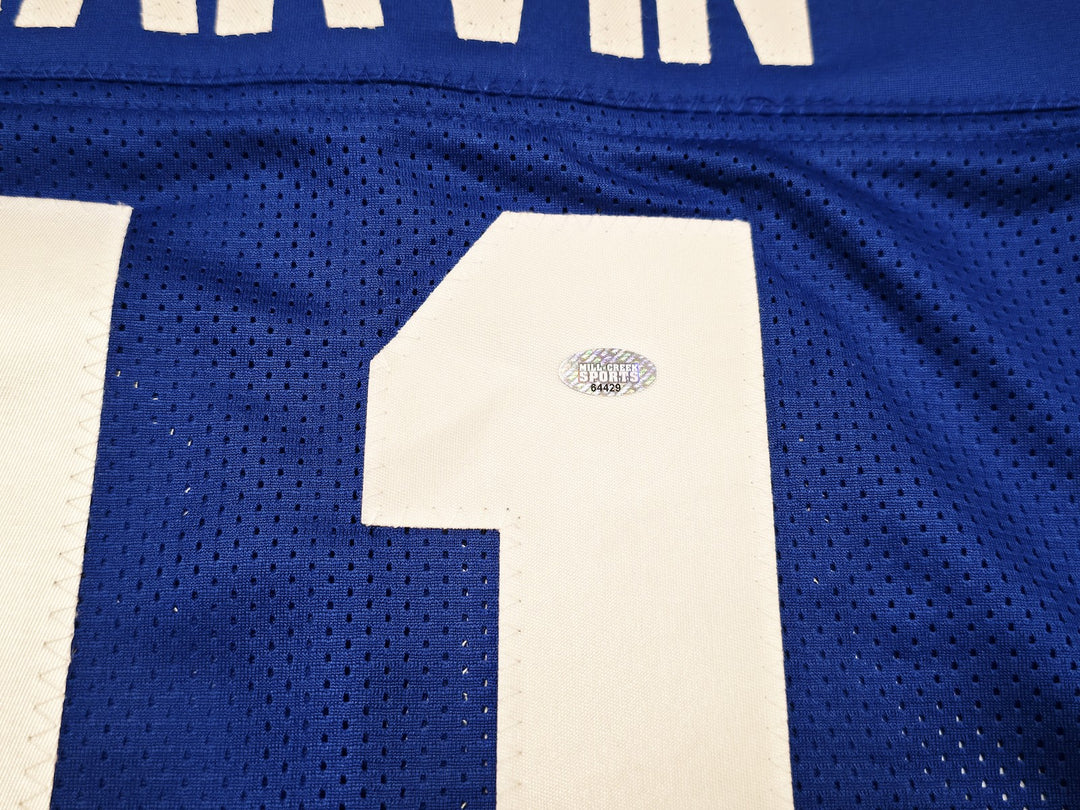 Seattle Seahawks Percy Harvin Autographed Blue Jersey MCS Holo
