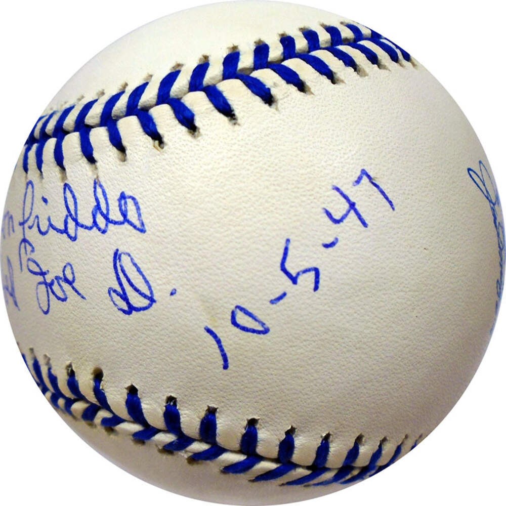Al Gionfriddo I Robbed Joe D 10-5-47 Autographed Joe D Commemorative Baseball