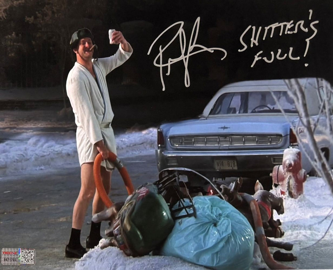 Randy Quaid Signed 8x10 Christmas Vacation Photo 2 Shitters Full Insc Tristar