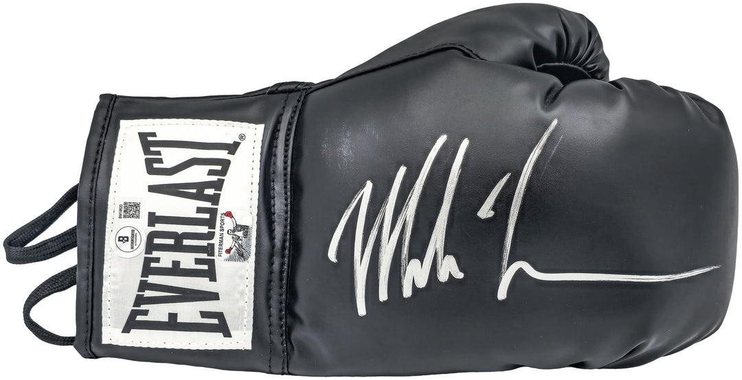 Mike Tyson Signed Black Everlast Glove Right Handed RH Beckett