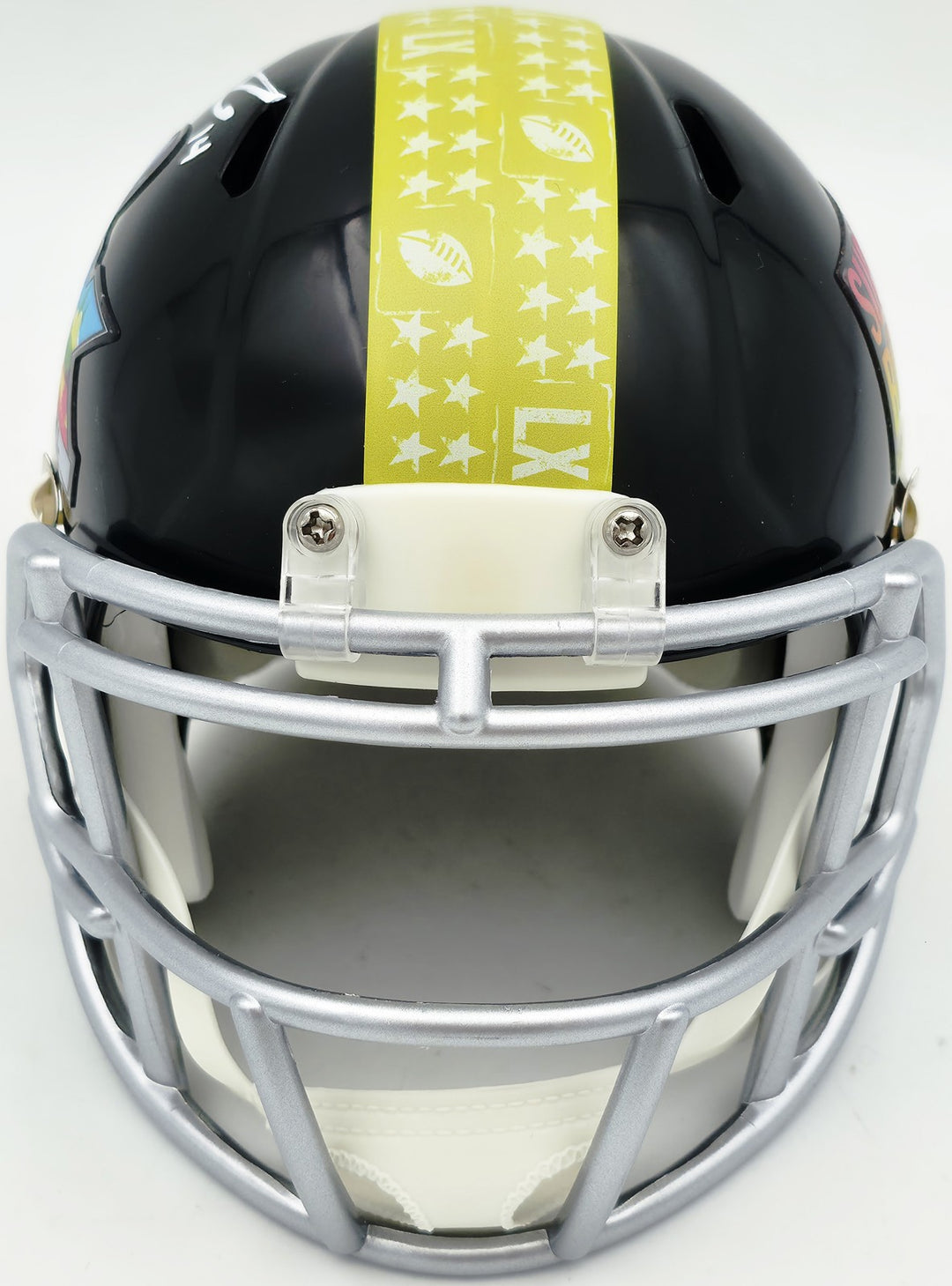 Sam Darnold Signed Seahawks Black SB LX Logo Speed Mini Helmet Beckett Witness