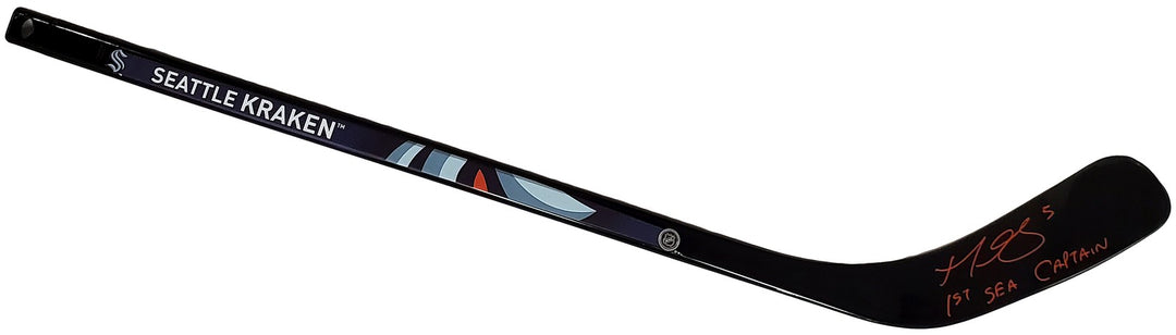 Mark Giordano Auto Blueglasco 24 Mini Stick Kraken 1st SEA Captain Fanatics