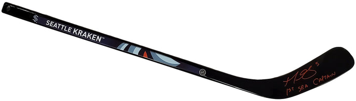 Mark Giordano Auto Blueglasco 24 Mini Stick Kraken 1st SEA Captain Fanatics