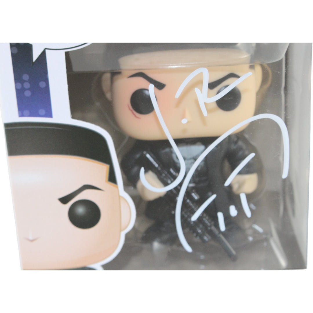Jon Bernthal Autographed/Signed Punisher Funko Pop! #216 Beckett Witness 54766