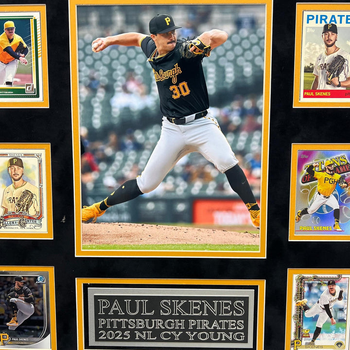 Paul Skenes 10-card Custom Display Frame Pittsburgh Pirates