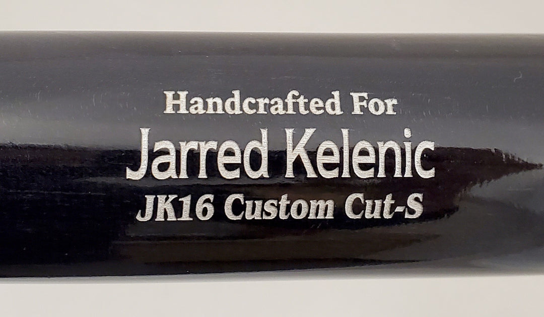 Jarred Kelenic Signed Black Marucci Game Model Bat Atlanta Braves Beckett BAS