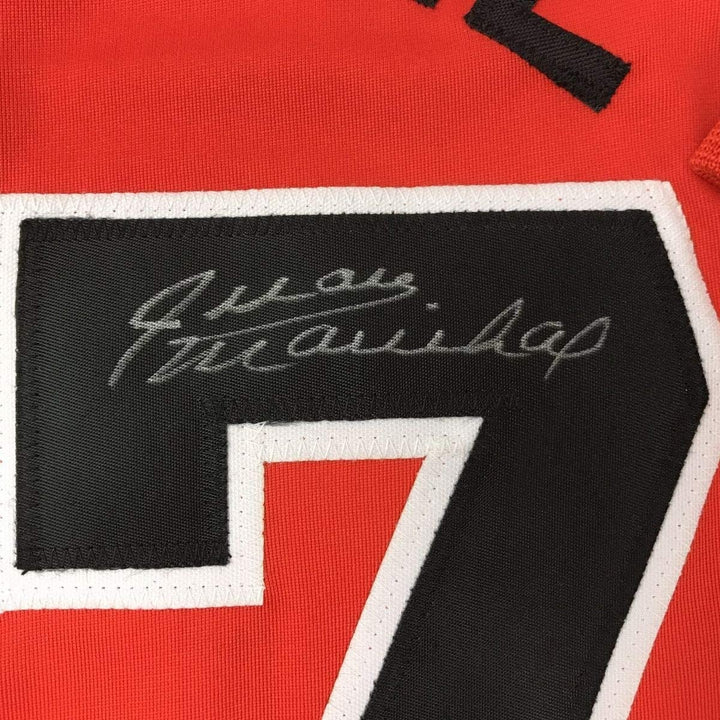 Autographed/Signed Juan Marichal San Francisco Orange Jersey JSA COA