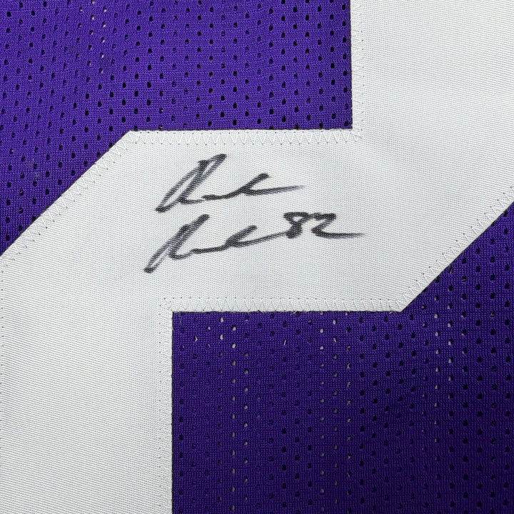 Autographed/Signed Rueben Randle LSU Purple College Football Jersey Beckett COA
