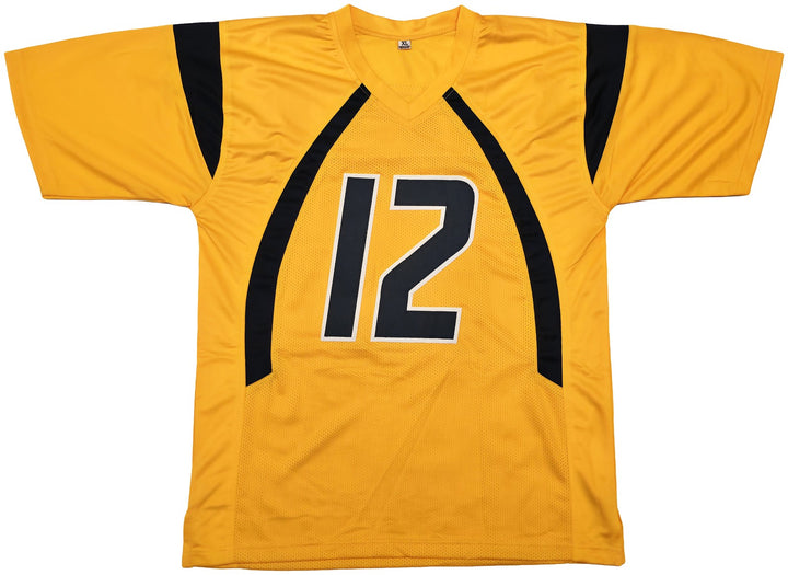 West Virginia Mountaineer Geno Smith Signed Gold Jersey Beckett Witness