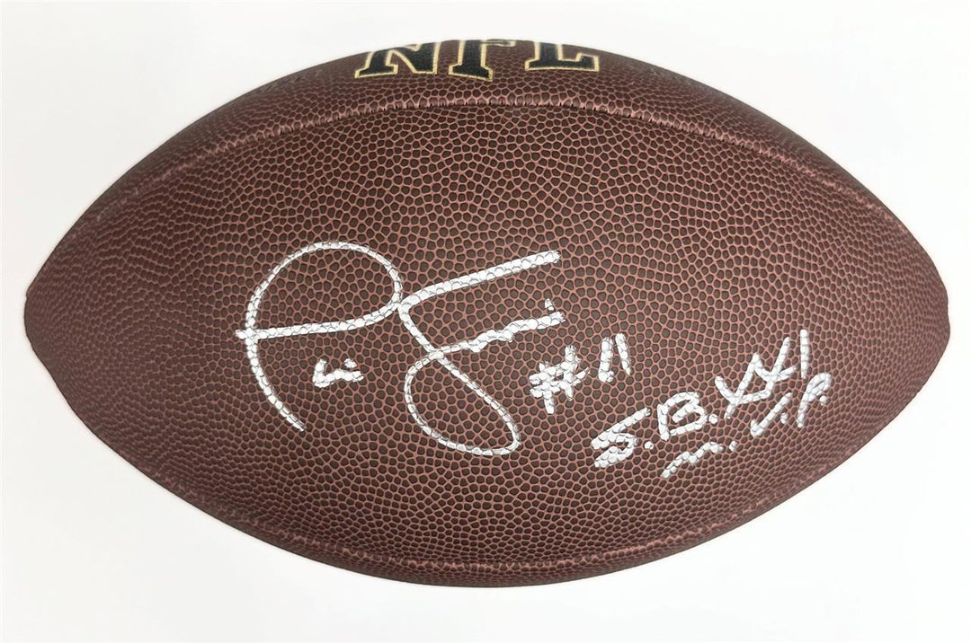 Phil Simms signed "SB XXI MVP" NFL Football NY Giants autograph (B) Beckett BAS