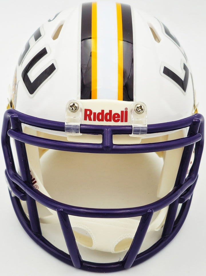 Odell Beckham Jr. Auto Signed LSU Tigers White Speed Mini Helmet Beckett Witness