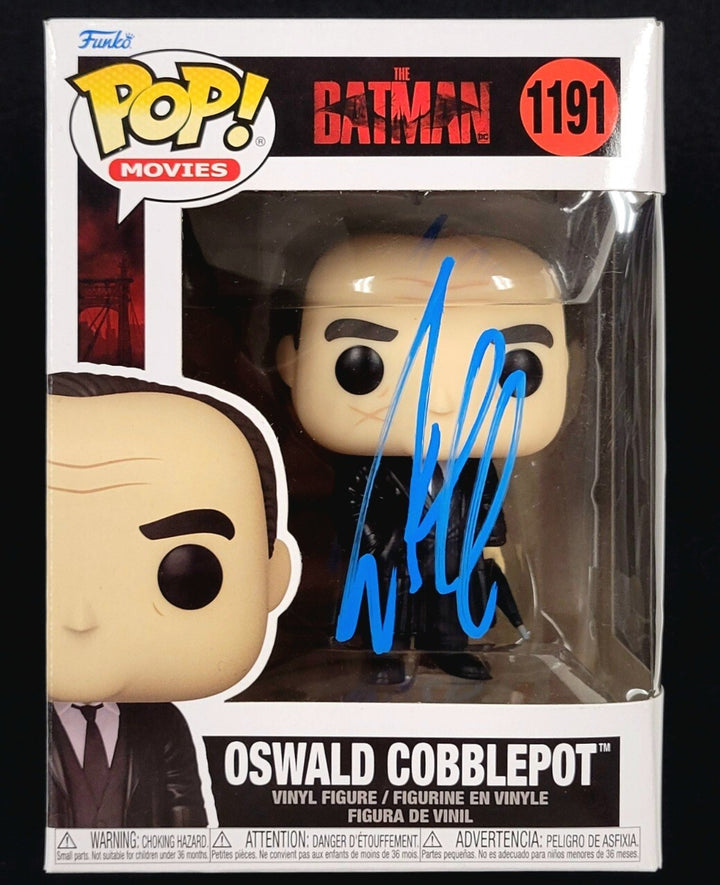Colin Farrell signed Batman Penguin Oswald Funko Pop! autograph B ~ Beckett BAS