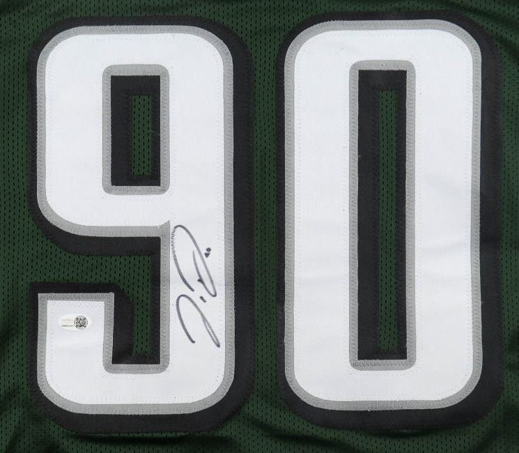 Jordan Davis Philadelphia Signed Green Football Jersey JSA QR Hologram