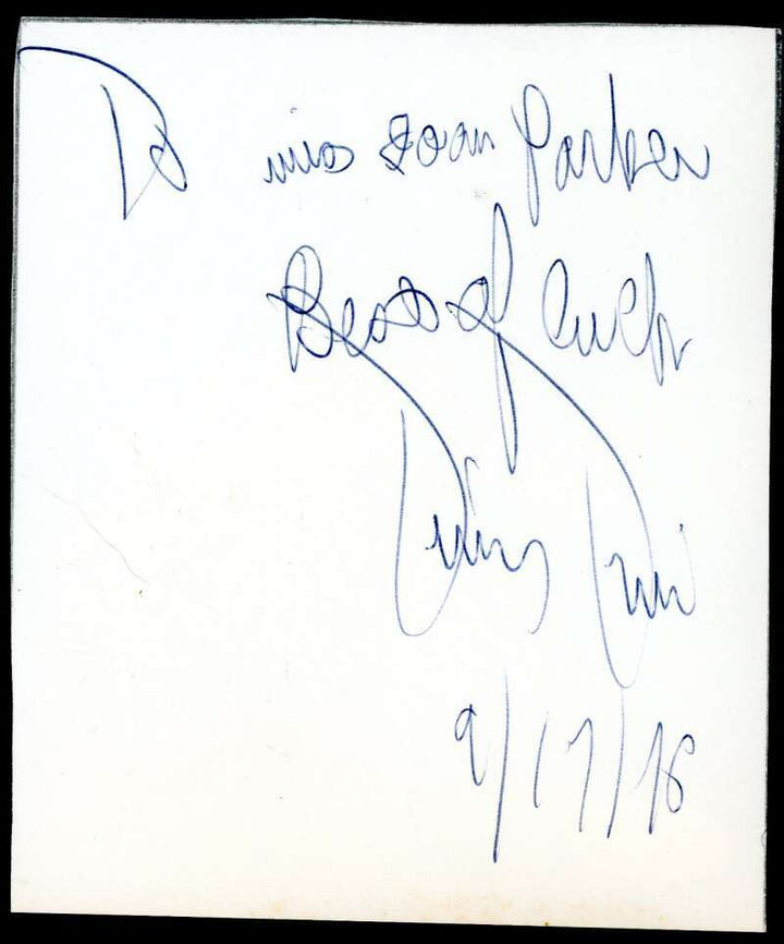 Tiny Tim JSA Coa Signed Album Page Cut Autograph