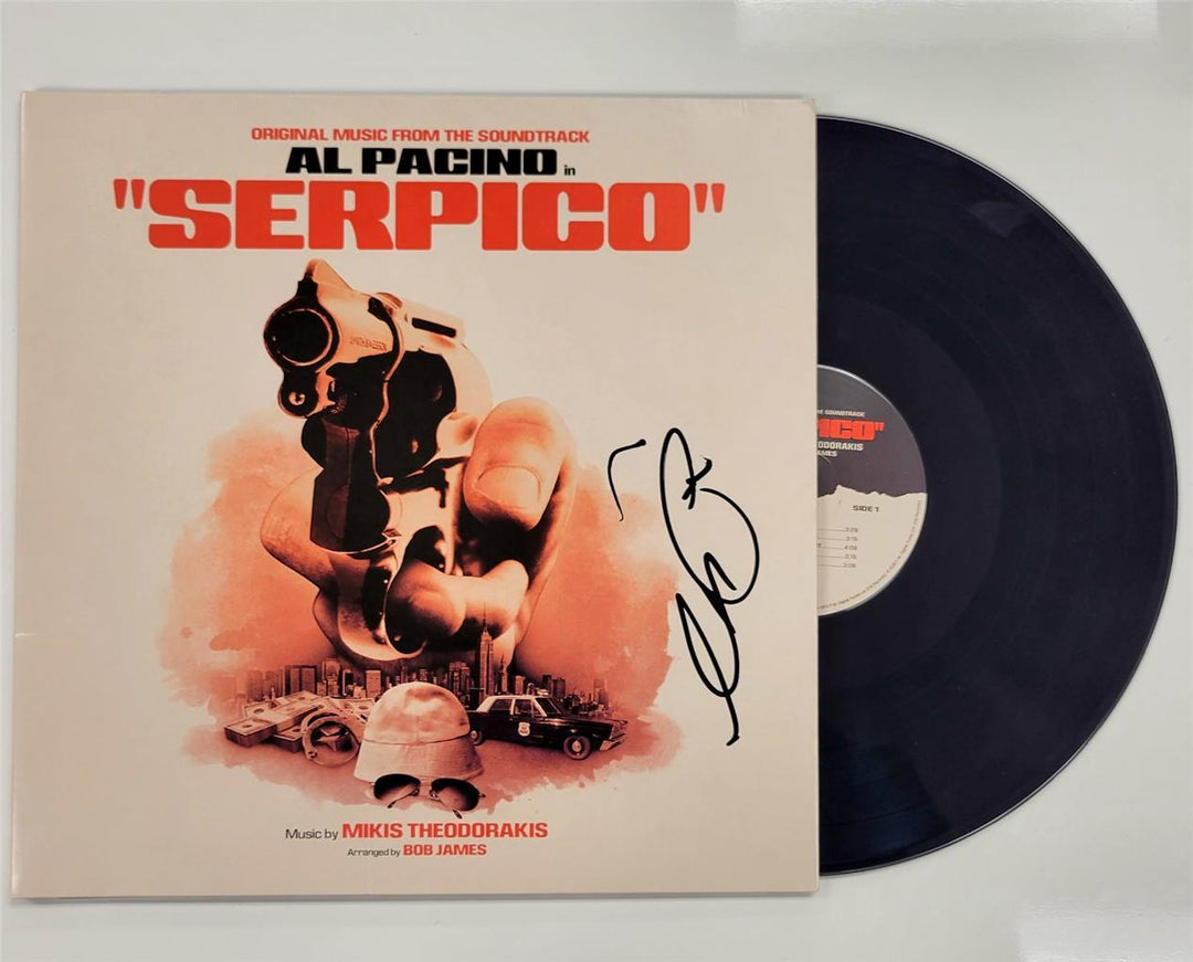 Al Pacino autograph signed Serpico LaserDisc Cover ~ Beckett BAS Holo