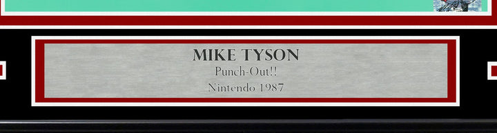 Mike Tyson Signed Framed 8x10 Photo Nintendo Punch-Out!! Beckett BAS QR