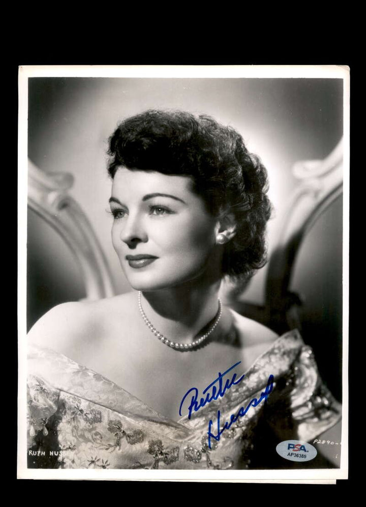 Ruth Hussey PSA DNA Coa Signed 8x10 Photo Autograph