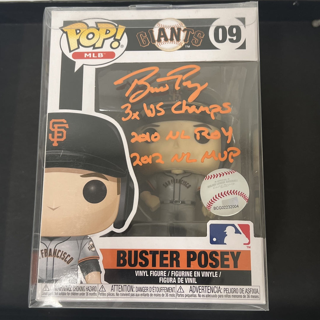 Buster Posey Signed Funko Pop PSA San Francisco Giants