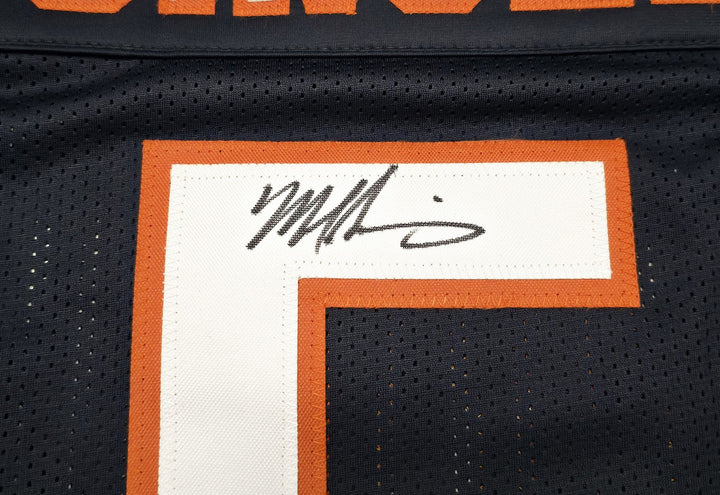 Chicago Bears Mike Singletary Signed Blue Jersey Beckett Witness