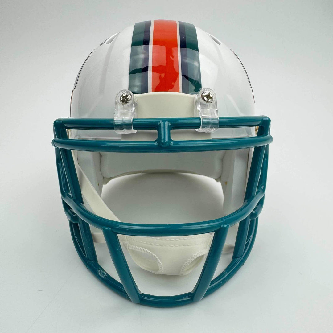 Autographed/Signed Ricky Williams Miami Dolphins Mini Football Helmet JSA COA