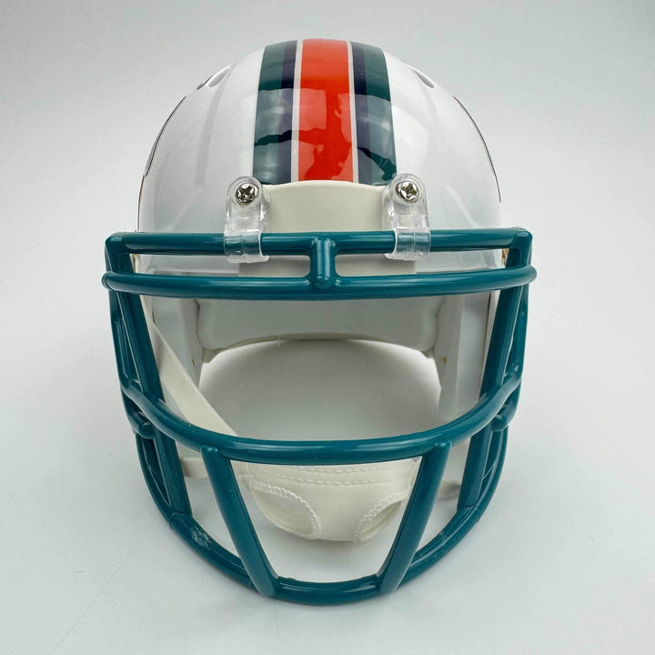Autographed/Signed Ricky Williams Miami Dolphins Mini Football Helmet JSA COA
