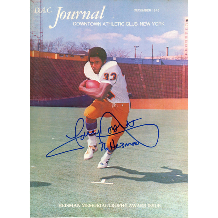 Tony Dorsett Autographed Pittsburgh Panthers 1976 Magazine Heisman JSA 55141