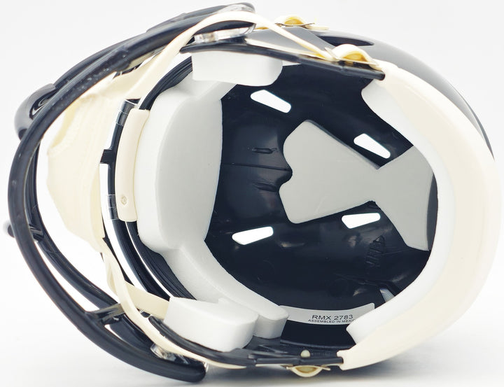 Justin Tucker Autographed Signed Baltimore Ravens Black Speed Mini Helmet JSA