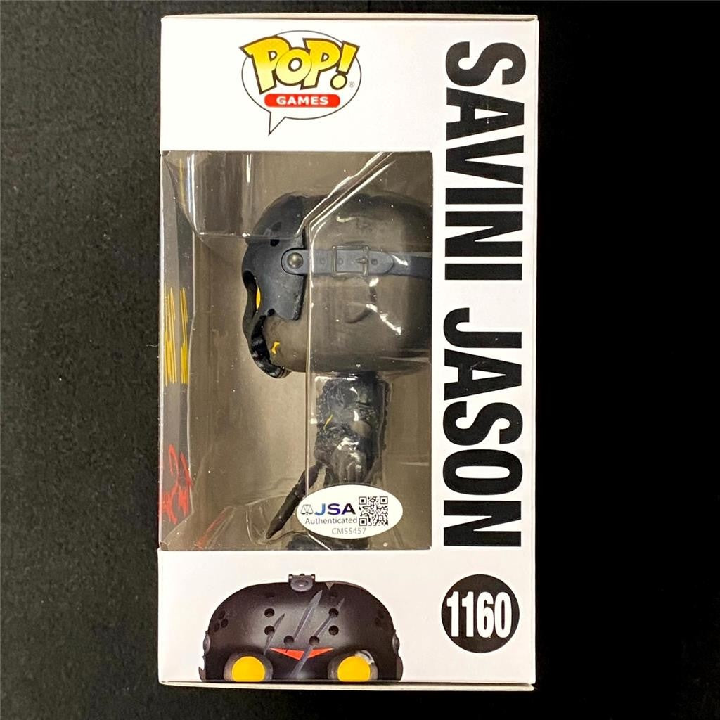 Kane Hodder & Tom Savini signed Jason Friday 13th Funko Pop! #1160 autograph JSA
