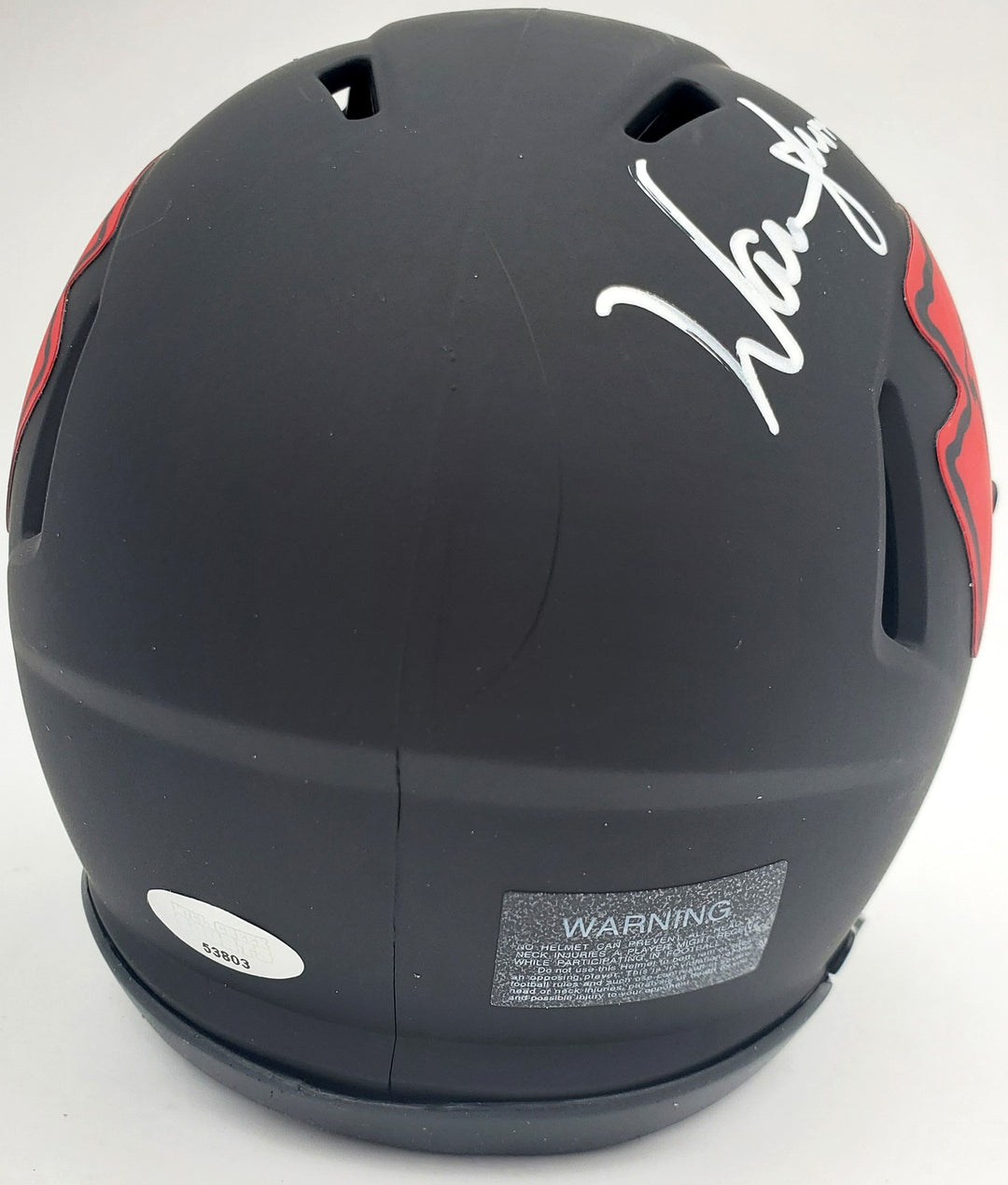Warren Moon Auto Signed Eclipse Black Chiefs Speed Mini Helmet "HOF 06" MCS Holo
