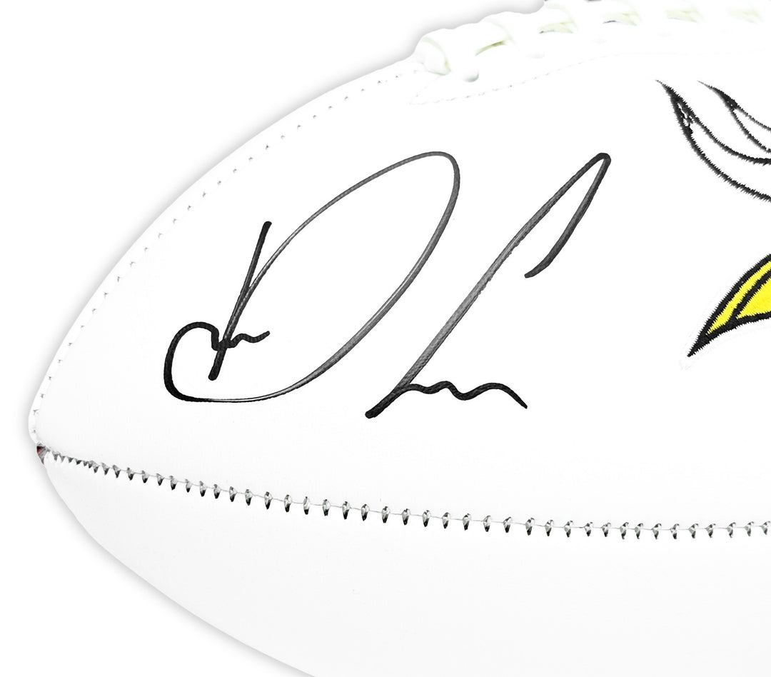 Dalvin Cook Auto Signed Minnesota Vikings White Logo Football Fanatics Holo