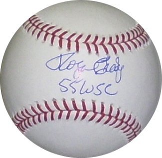 Roger Craig signed MLB Baseball w/ 55 WSC Insc (Brooklyn/LA Dodgers/Phillies)