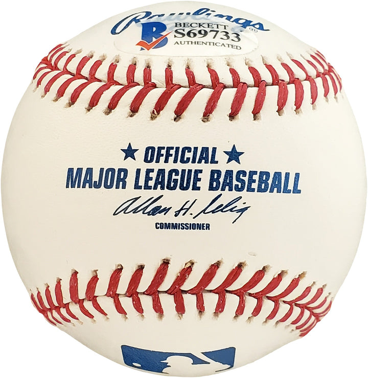 Sammy Sosa Signed Official MLB Baseball Chicago Cubs "600 HR Club" Beckett BAS