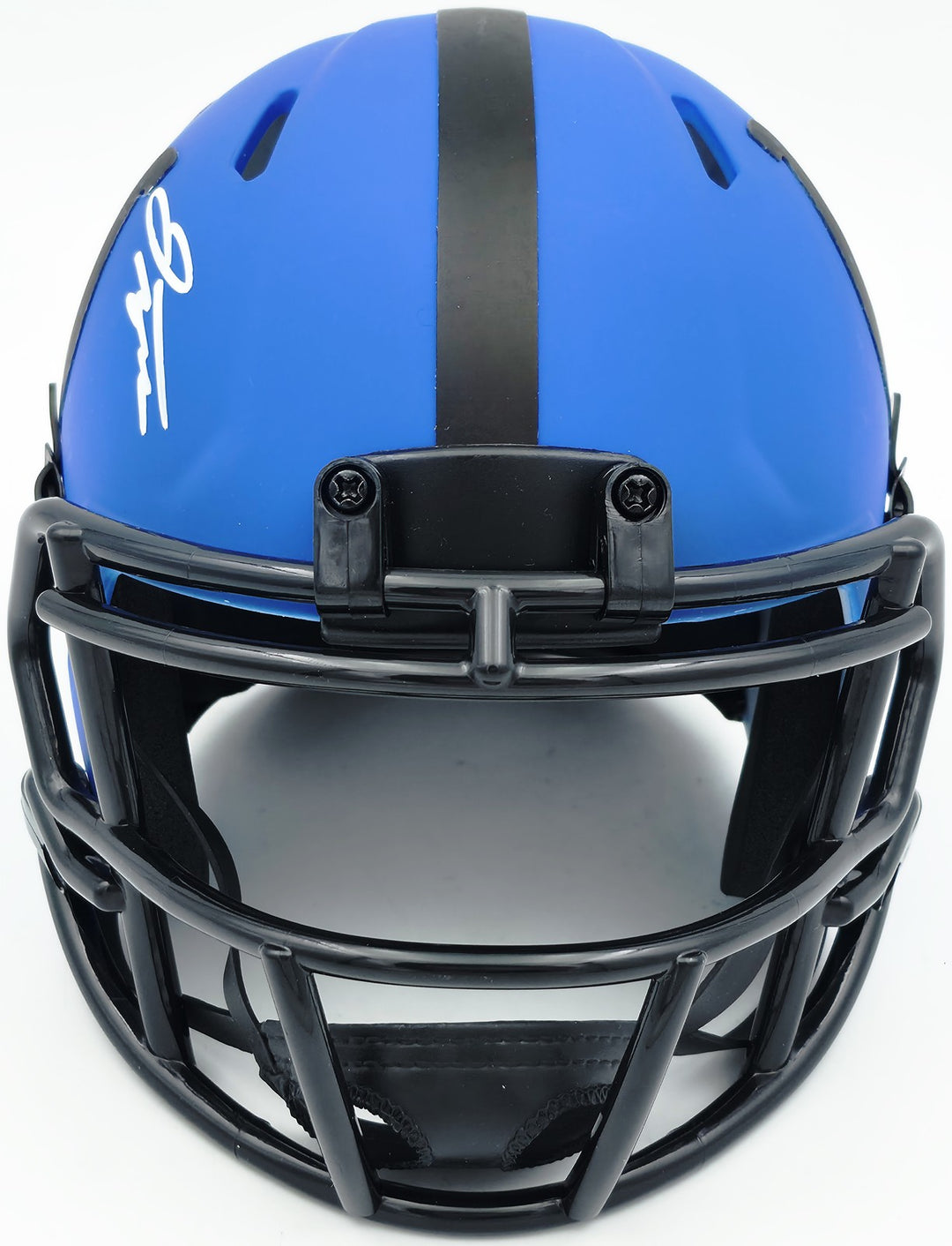 Jonathan Taylor Auto Signed Colts Rave Blue Speed Mini Helmet Beckett Witness