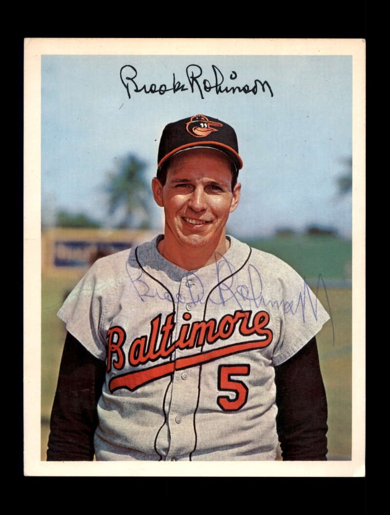 Brooks Robinson PSA DNA Signed 1967 6x7 Dexter Press Photo Autograph Orioles