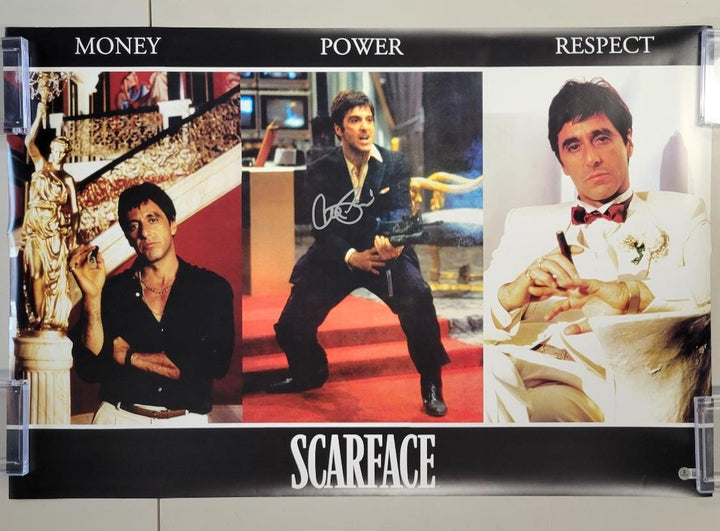 Al Pacino signed Scarface 24x36 poster autograph Tony Montana (A) ~ Beckett BAS