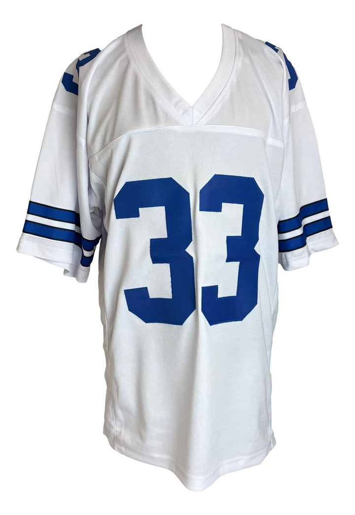 Tony Dorsett Dallas Signed White Football Jersey BAS