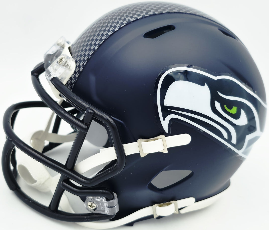 Josh Jobe Signed Seattle Seahawks Blue Speed Mini Helmet MCS Holo
