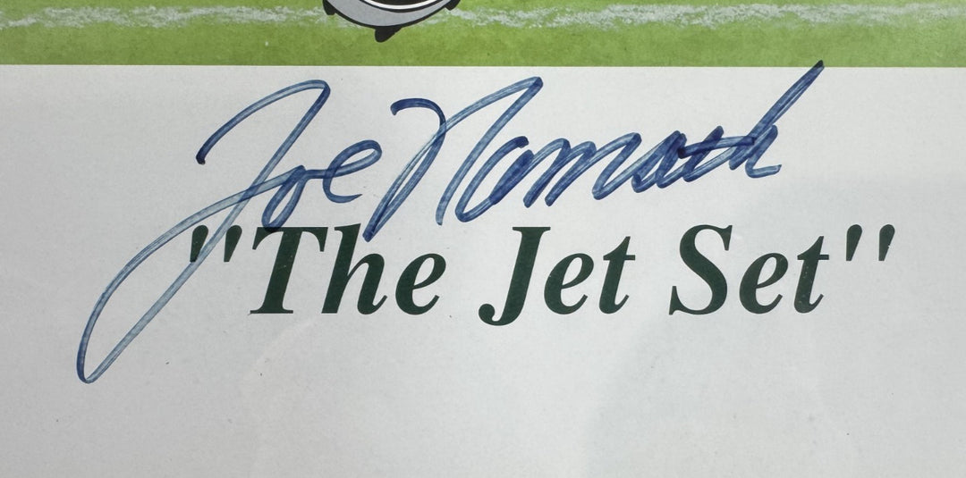 Looney Tunes The Jet Set Signed Framed 31x27 Litho Auto Namath Boozer Snell JSA
