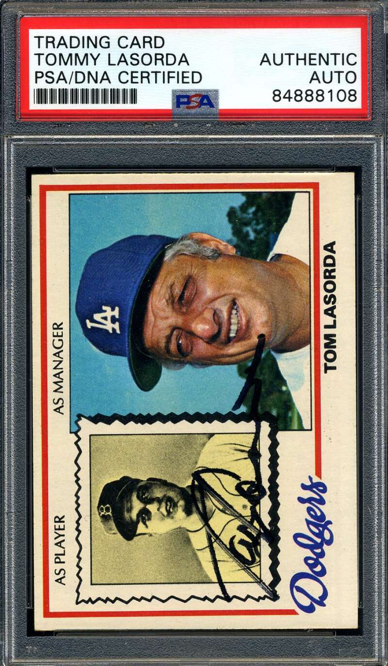Tommy Lasorda PSA DNA Signed 1978 Topps Autograph