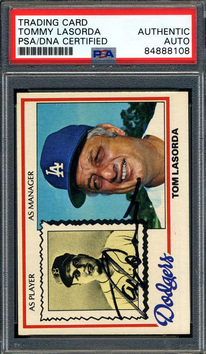Tommy Lasorda PSA DNA Signed 1978 Topps Autograph