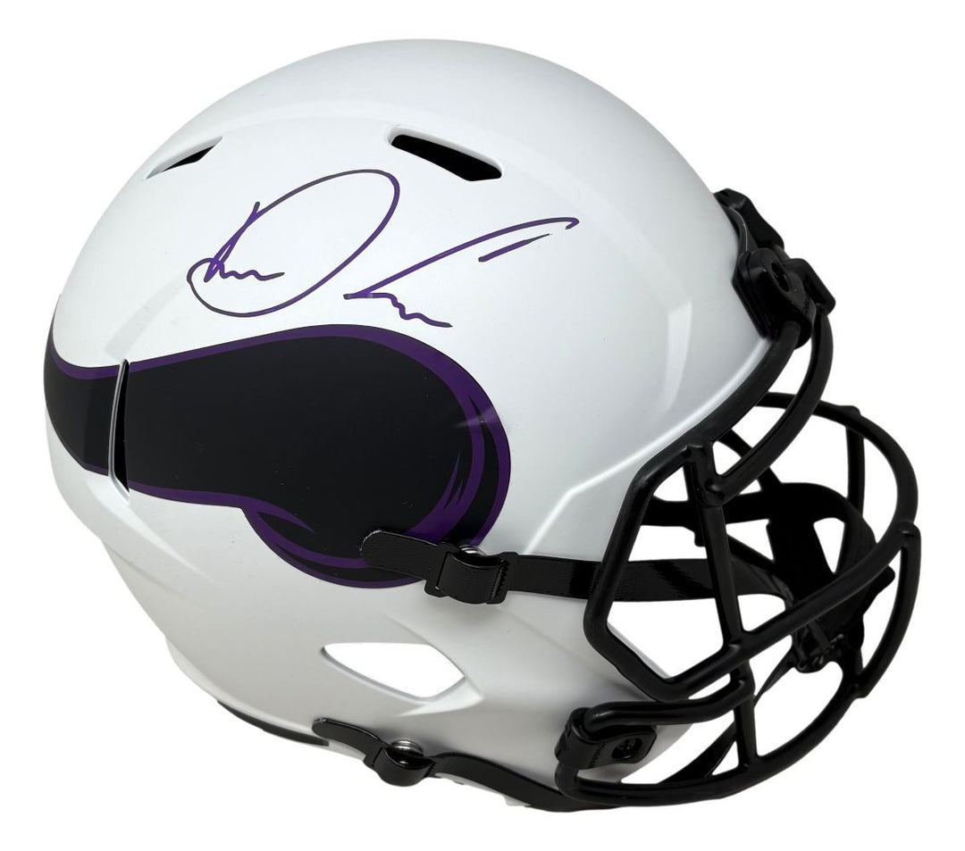 Dalvin Cook Signed Vinkings FS Lunar Eclipse Replica Speed Helmet Fanatics
