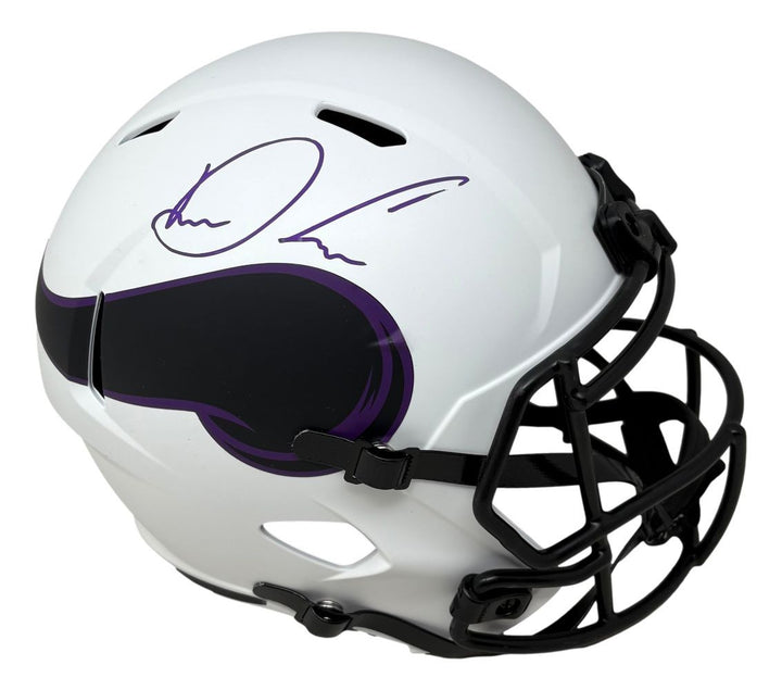 Dalvin Cook Signed Vinkings FS Lunar Eclipse Replica Speed Helmet Fanatics